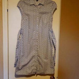 Tommy Hilfiger button down shirt dress sz xs